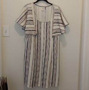 Anthropologie Akemi + Kin Jovanie Ruffled Sleeve Dress